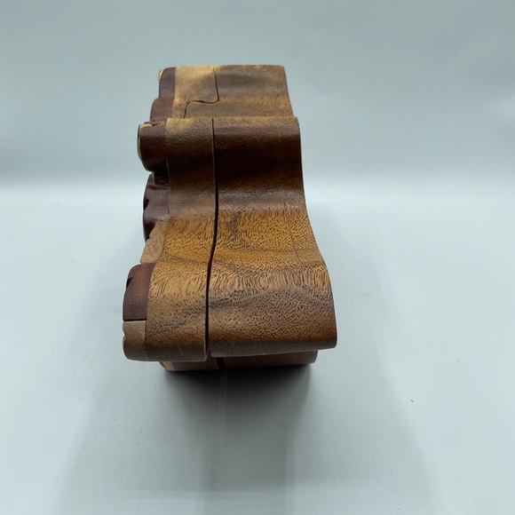 Tree Frog Hand Carved Keepsake Gift Box wooden frog keepsake - Picture 5 of 10